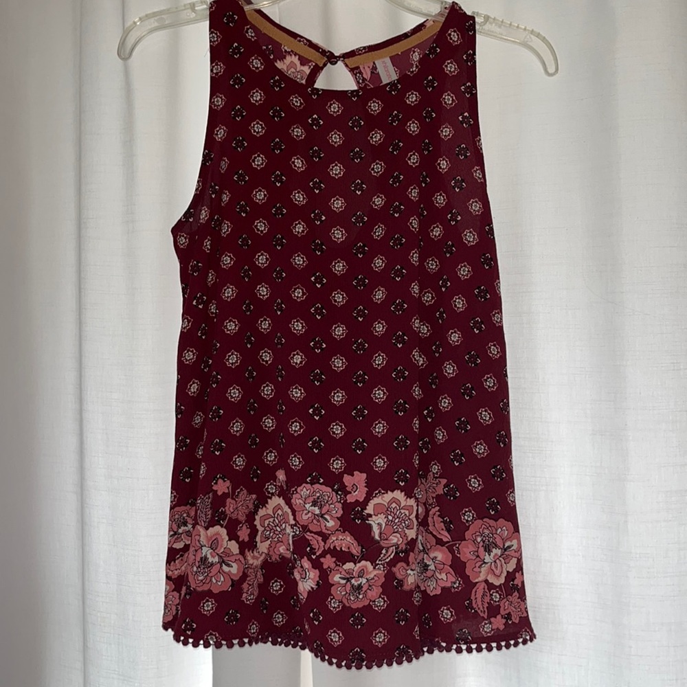 Target floral tank top blouse